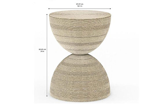 COTİERE YUVARLAK YAN SEHPA 46x46x61cm 299303-0001 - 4