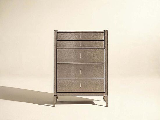 COVE ŞİFONYER GRİ 5 ÇEKMECELİ 48x97x142cm 349150-2743 - 1