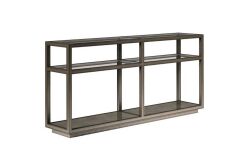 COVE TIRNAK CAMLI GRİ 41x193x91cm 349307-2743 - KERVAN
