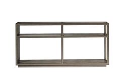 COVE TIRNAK CAMLI GRİ 41x193x91cm 349307-2743 - 2