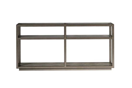 COVE TIRNAK CAMLI GRİ 41x193x91cm 349307-2743 - 2