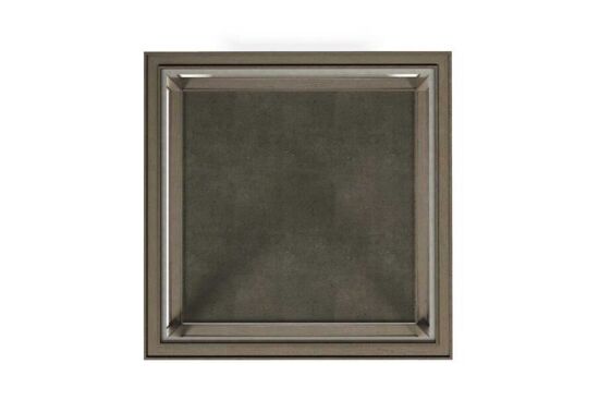 COVE YAN SEHPA GRİ CAMLI KARE 66x66x64cm 349303-2743 - 6