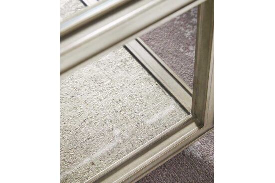 COVE YAN SEHPA GRİ CAMLI KARE 66x66x64cm 349303-2743 - 5