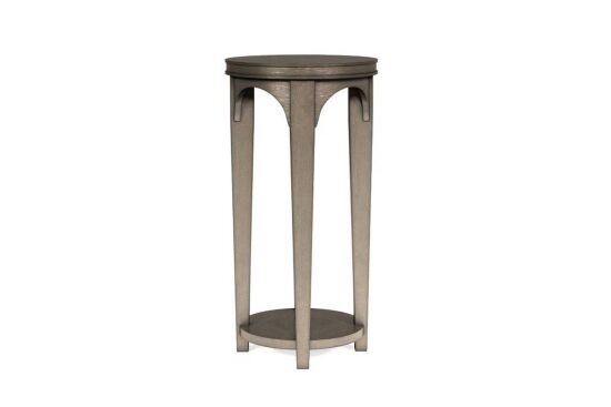 COVE YAN SEHPA GRİ YUVARLAK 33x33x63cm 349309-2743 - 1