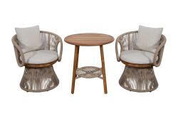 CS05-CS06 POLLY FİSKOS SET 2 SANDALYE+SEHPA 61x66x76-70x70x75cm - KOLTUK TAKIM