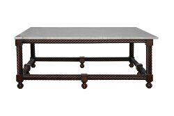 CURL MERMERLİ ORTA SEHPA 75x115x45cm - SEHPA