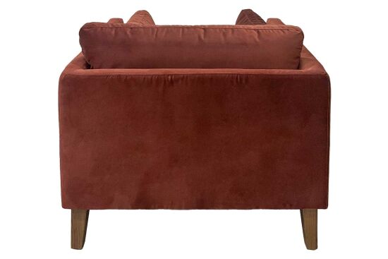 CURL TEKLİ KOLTUK BORDO 85x90x67cm (NAPOLİ 219) - 5