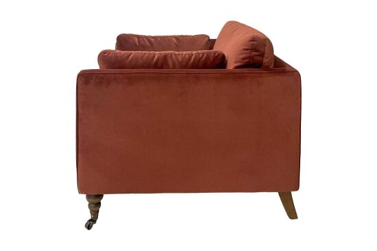 CURL TEKLİ KOLTUK BORDO 85x90x67cm (NAPOLİ 219) - 4