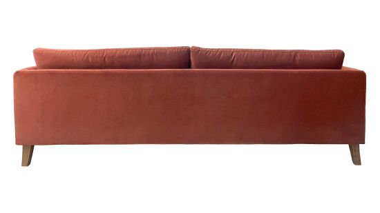CURL ÜÇLÜ KOLTUK BORDO 85x230x67cm (NAPOLİ 219) - 4