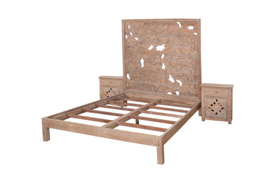 DAHALIA YATAK+2 KOMODİN 160x200x185cm NEW-04-03 - 2