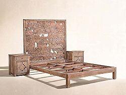 DAHALIA YATAK+2 KOMODİN 160x210x185cm NEW-04-03 - 2