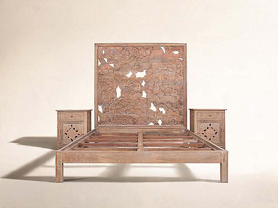 DAHALIA YATAK+2 KOMODİN 160x210x185cm NEW-04-03 - 1