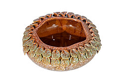 DEKORATİF KASE 28X28X10 CM ZY24078C-1171 - 2