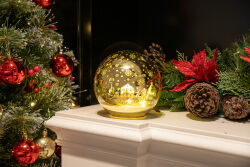 DEKORATİF KÜRE ALTIN D15 - 3