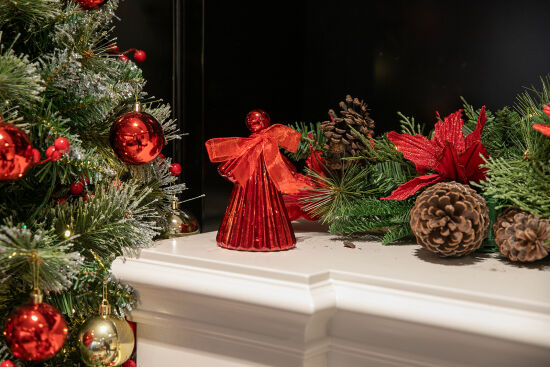 DEKORATİF MELEK KIRMIZI D9 - 3