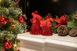 DEKORATİF MELEK KIRMIZI D9 - 4