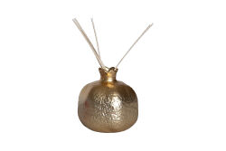 DEKORATİF NAR 10X10 CM GOLD - 4