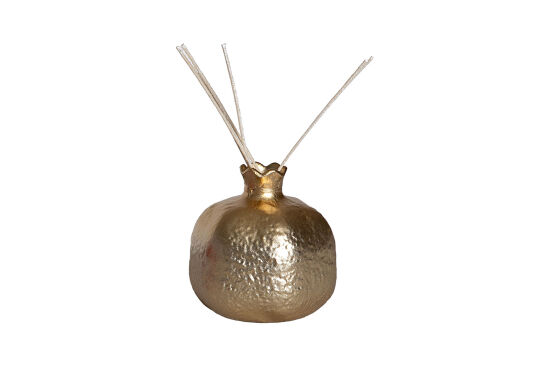 DEKORATİF NAR 10X10 CM GOLD - 4