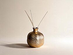 DEKORATİF NAR 10X10 CM GOLD - KERVAN