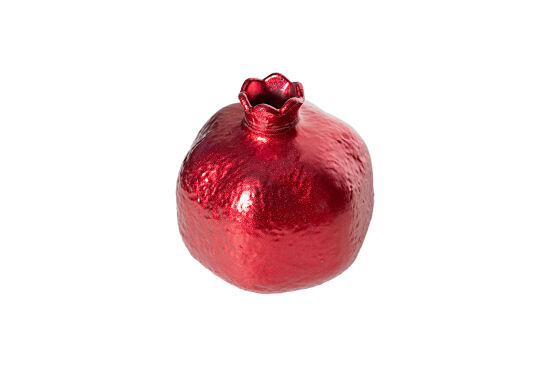 DEKORATİF NAR 10X10 CM KIRMIZI - 2