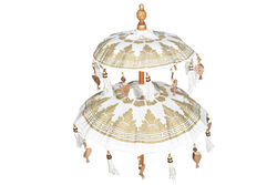 DEKORATIF SEMSIYE CIFT KATLI 60x40x95cm - 2