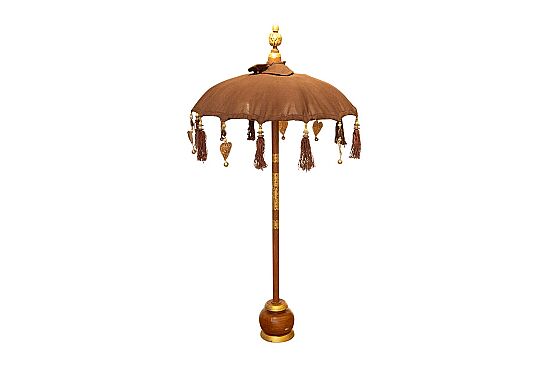 DEKORTİF ŞEMSİYE KAHVE 50x95cm - 1