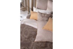 DENİSS ŞAL SET 85x250 CM 7 PRC KAHVE-HARDAL - 4