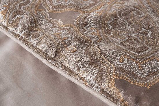 DENİSS ŞAL SET 85x250 CM 7 PRC KAHVE-HARDAL - 5