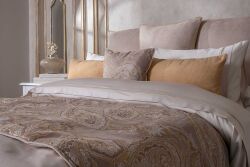 DENİSS ŞAL SET 85x250 CM 7 PRC KAHVE-HARDAL - 6