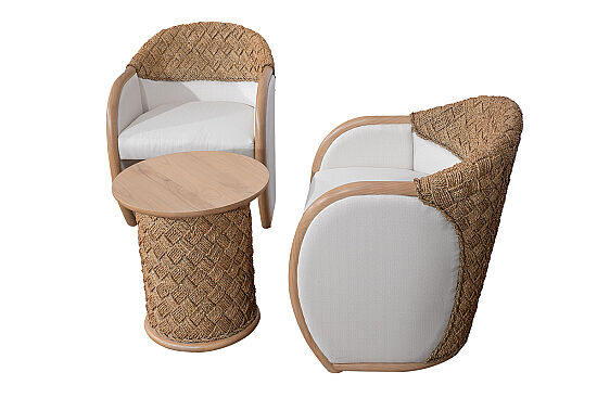 DEVON FİSKOS SET 2 SANDALYE 68x63x78cm + SEHPA 50x50x55cm EQ 25 014-15-S - 3