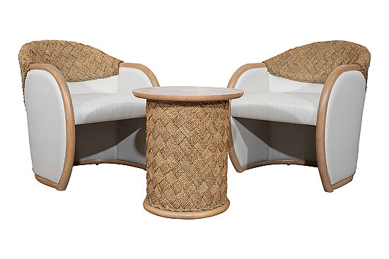 DEVON FİSKOS SET 2 SANDALYE 68x63x78cm + SEHPA 50x50x55cm EQ 25 014-15-S - 1