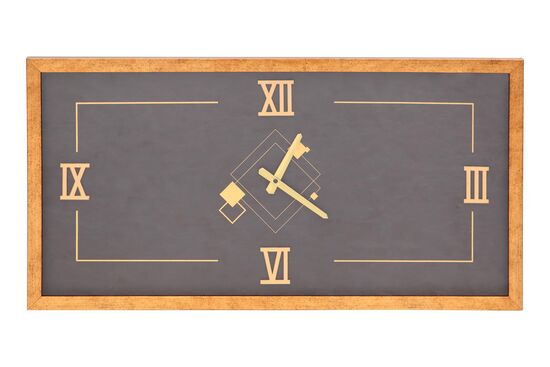 DK-8280 DUVAR SAATI GOLD 43x83 - 1