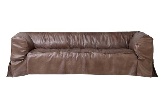 DÖRTLÜ DERİ KOLTUK KAHVE 94x330x67cm RS595-4 - 1