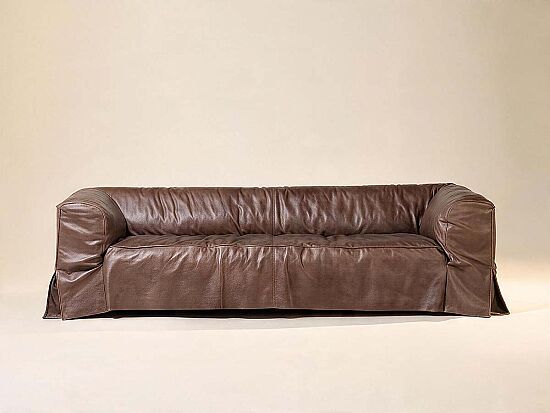 DÖRTLÜ DERİ KOLTUK KAHVE 94x330x67cm RS595-4 - 1