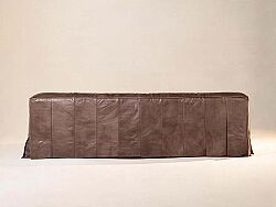 DÖRTLÜ DERİ KOLTUK KAHVE 94x330x67cm RS595-4 - 3