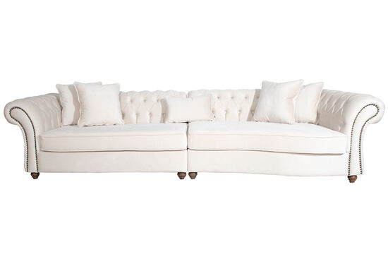 DORTLU KOLTUK BEJ 117x315x78cm FOR ( LETTO 2604) - 1
