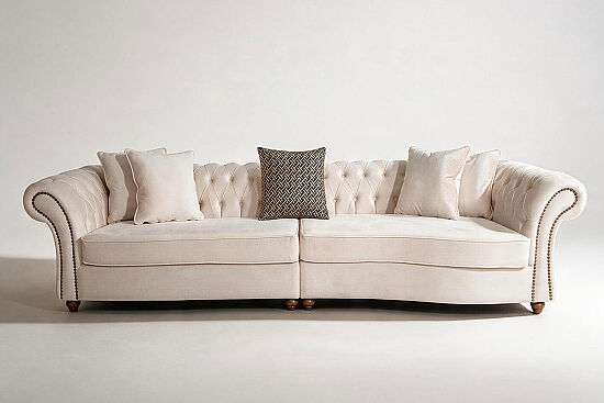 DORTLU KOLTUK BEJ 117x315x78cm FOR ( LETTO 2604) - 1