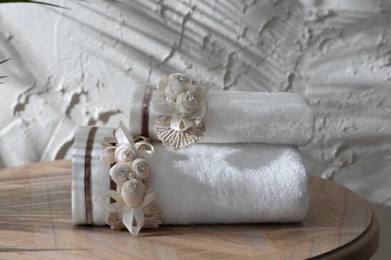 DORYY 30X50 HAVLU KREM-TAŞ - 3