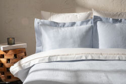 DRAGOS PİKE-YATAK ÖRTÜSÜ 240x250 3 PRC A.MAVİ - KERVAN