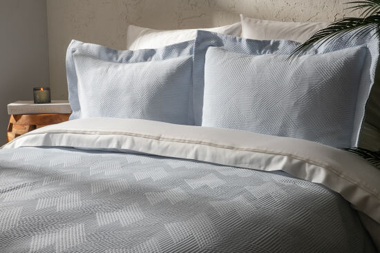 DRAGOS PİKE-YATAK ÖRTÜSÜ 240x250 3 PRC A.MAVİ - 2