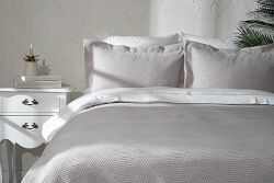 DRAGOS PİKE-YATAK ÖRTÜSÜ 240x250 3 PRC GRİ - KERVAN