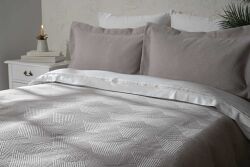 DRAGOS PİKE-YATAK ÖRTÜSÜ 240x250 3 PRC GRİ - 2