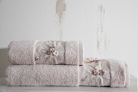 ELANUR HAVLU 50X90 CM PUDRA - 3