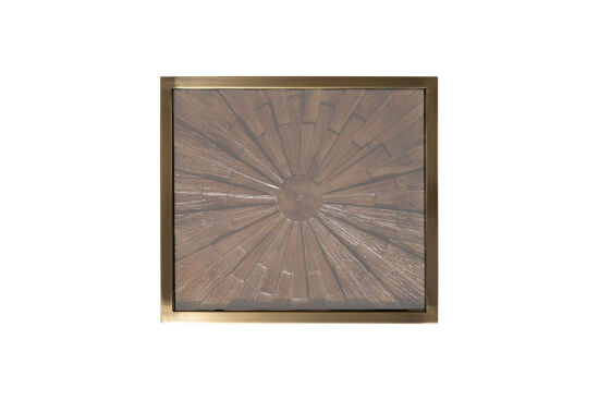 ELEGANCE YAN SEHPA PİRİNÇ ESKİTME 40X45X50,5 CM - 3