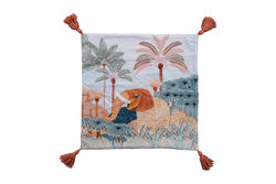 ELEPHANT KIRLENT (ACM252) YESIL-KAHVE 50x50cm - HOME SWEET HOME
