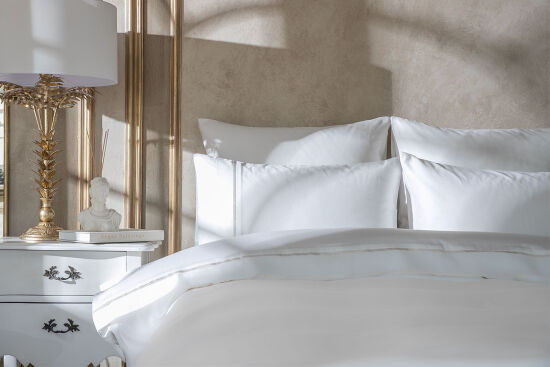 ELİSA NEVRESIM TAKIMI 200X220 CK 6 PRC KREM - 1