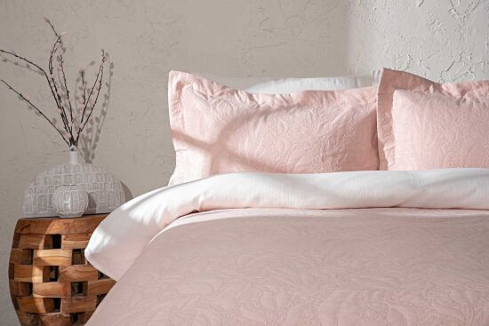 ELISTA PİKE-YATAK ÖRTÜSÜ 240x250 3 PRC SOMON - 1