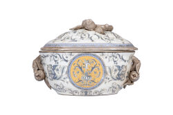 ELMORA DEKORATİF OVAL KUTU 29X16X9 CM CA078 - HSH-KRVN ORTAK