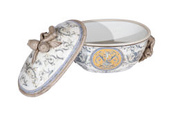 ELMORA DEKORATİF OVAL KUTU 29X16X9 CM CA078 - 2