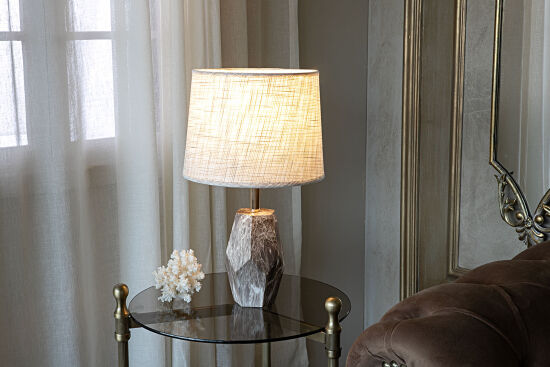 EMİLA KÜÇÜK BOY MASA LAMBASI KAHVE 26x43 cm - 3